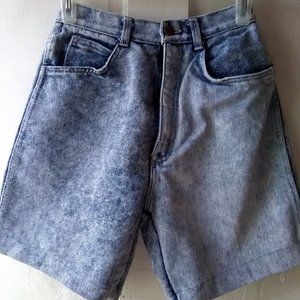 Vintage high-rise jean shorts
